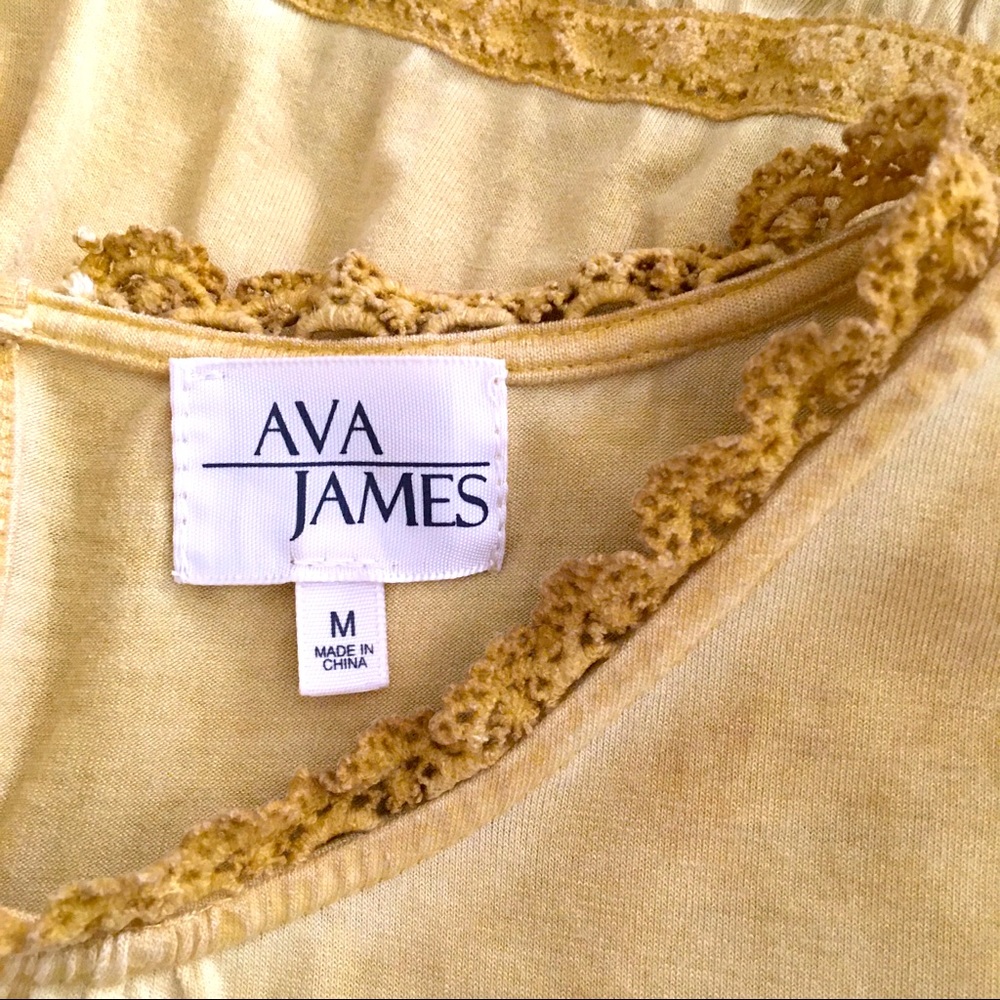 Ava James Mineral Washed Tiered Tank - Picture 6 of 6